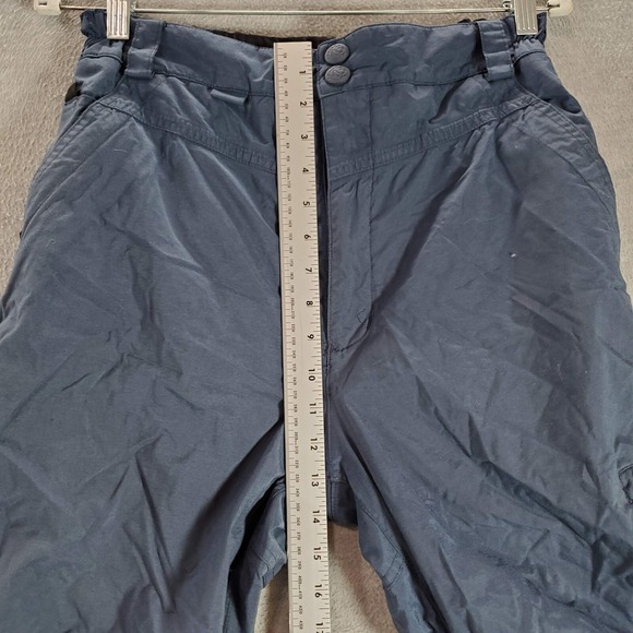 VINTAGE‎ Volcom Men Pants Large Blue Snowboard Ski Zipped Pockets High Rise Logo - Picture 4 of 12